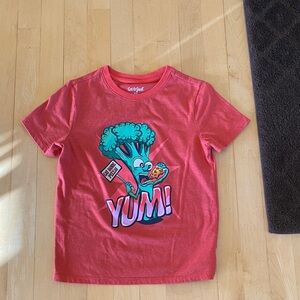 Cat & Jack Red 'Yum!' Graphic Tee